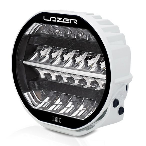 Lazer Lamps Sentinel ELITE White 9" LED Driving Light With Position Light PN: 0S9-PL-ELITE-WHT